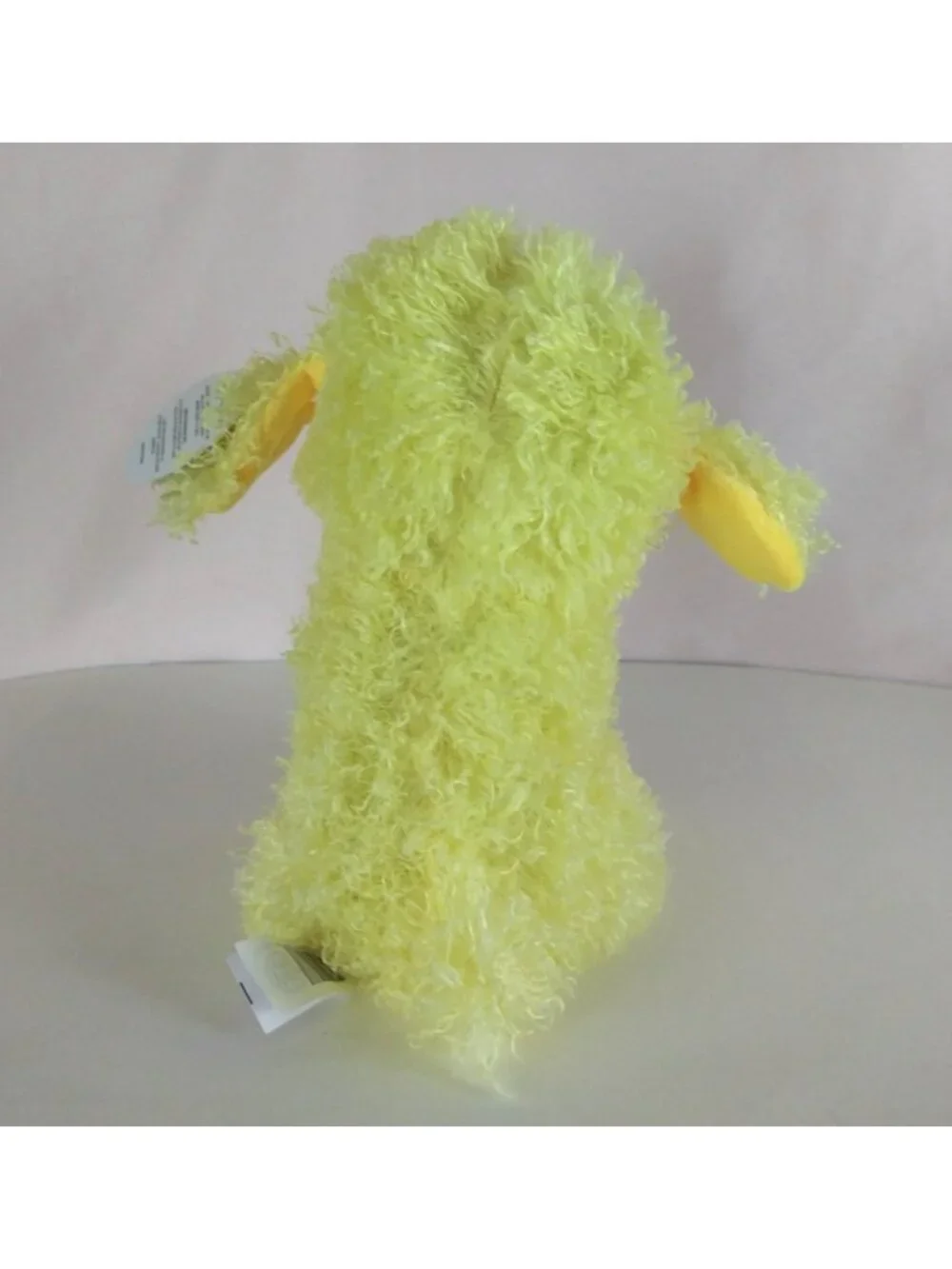 NWT A&A Global Fuzzy Soft Yellow Poodle Puppy Dog 8